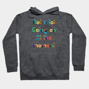 Not a lot going on at the moment Hoodie